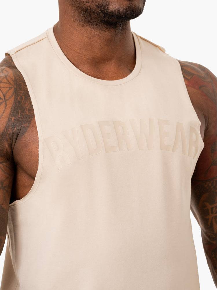 Sand Ryderwear Men Tanks Force Baller Tank Men's Tanks | AU1110XF