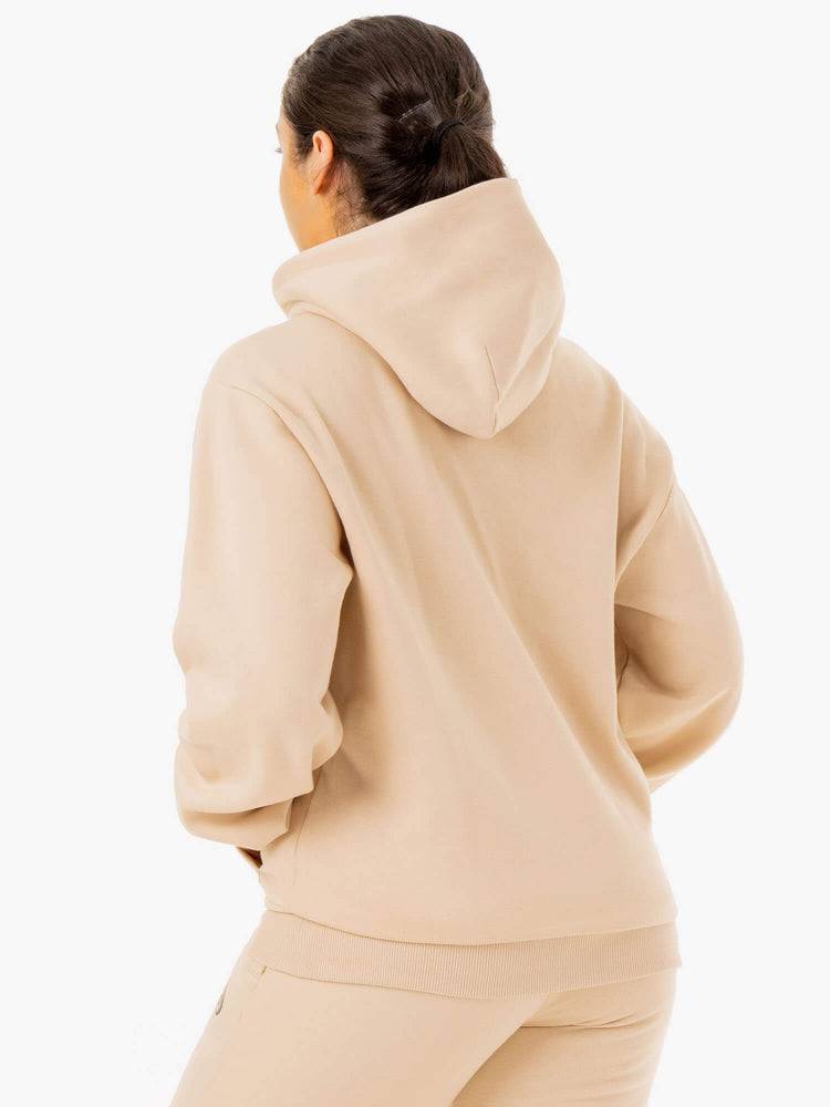 Sand Ryderwear Women Hoodie Unisex Pullover Women's Hoodie | AU1653KI