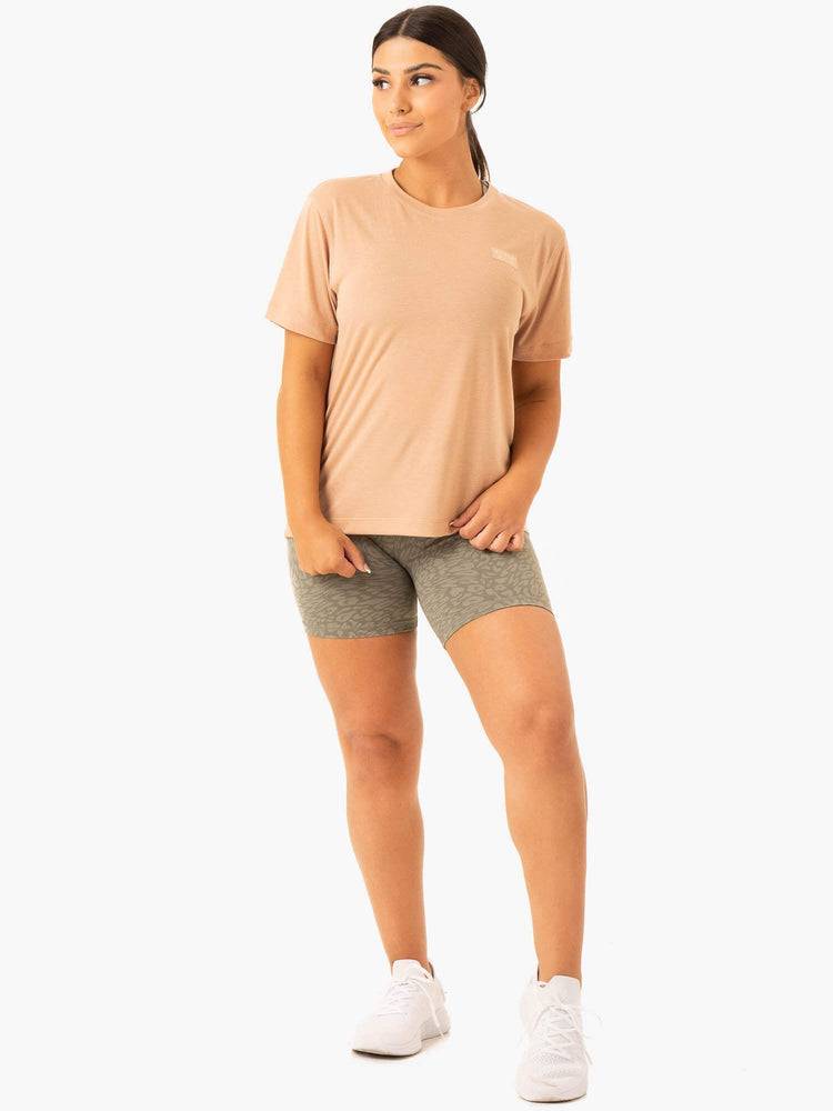 Sandstone Ryderwear Women T Shirts Rotation Women's T Shirts | AU2769SO