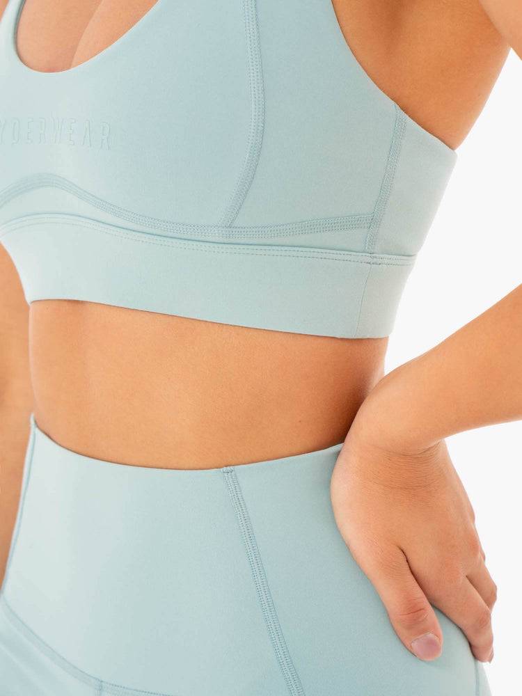 Seafoam Blue Ryderwear Women Sports Bra Sola Women's Sports Bra | AU2456MA