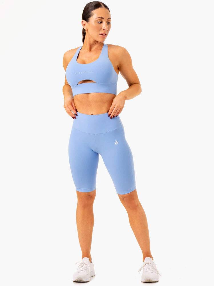 Sky Blue Ryderwear Women Shorts Action Bike Women's Shorts | AU2088AP