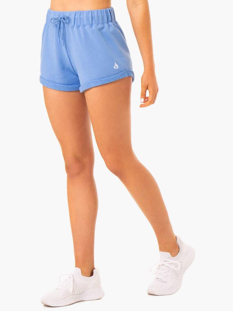 Sky Blue Ryderwear Women Shorts Off Duty Fleece Women\'s Shorts | AU2147KI