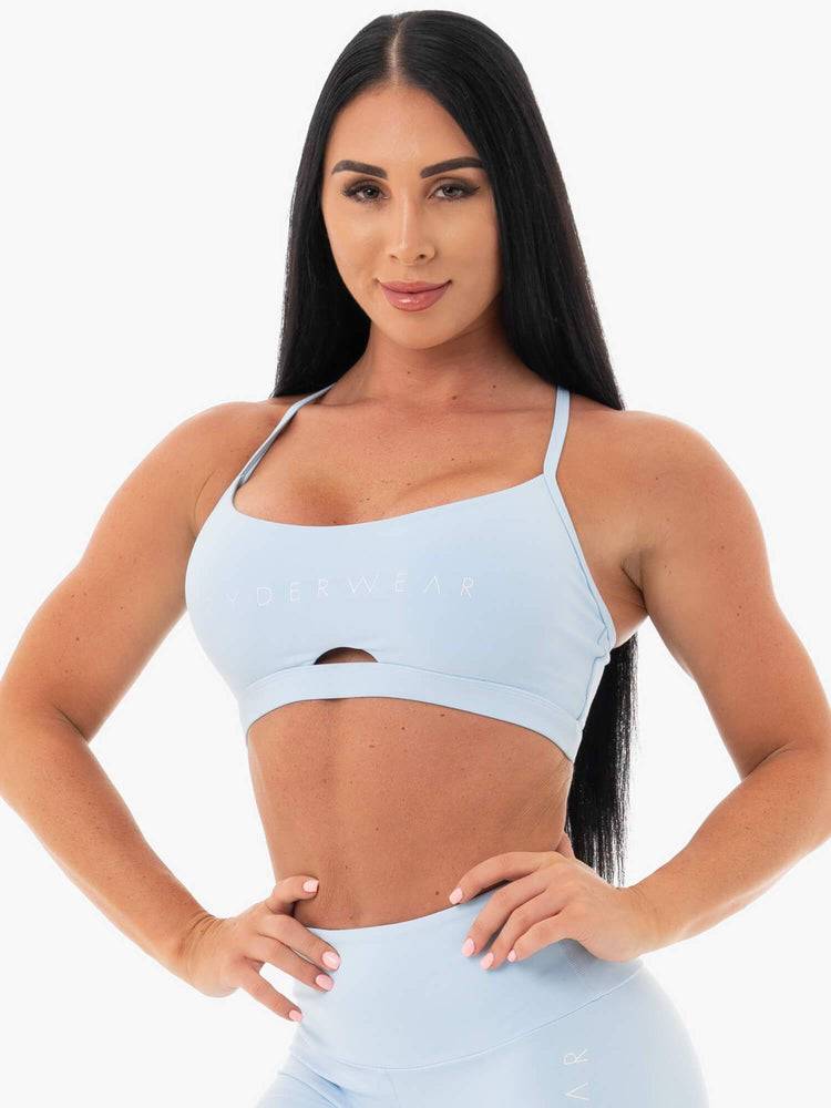 Sky Blue Ryderwear Women Sports Bra Staples Women's Sports Bra | AU2550PQ