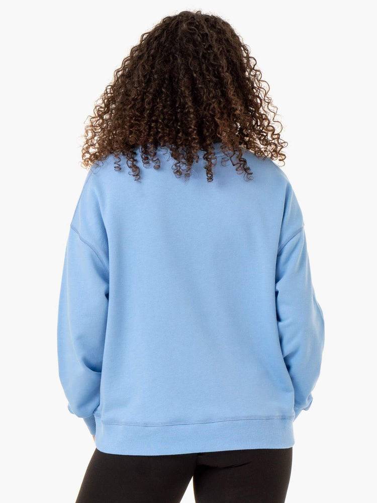 Sky Blue Ryderwear Women Sweaters Recover Lightweight Women's Sweaters | AU2638QZ