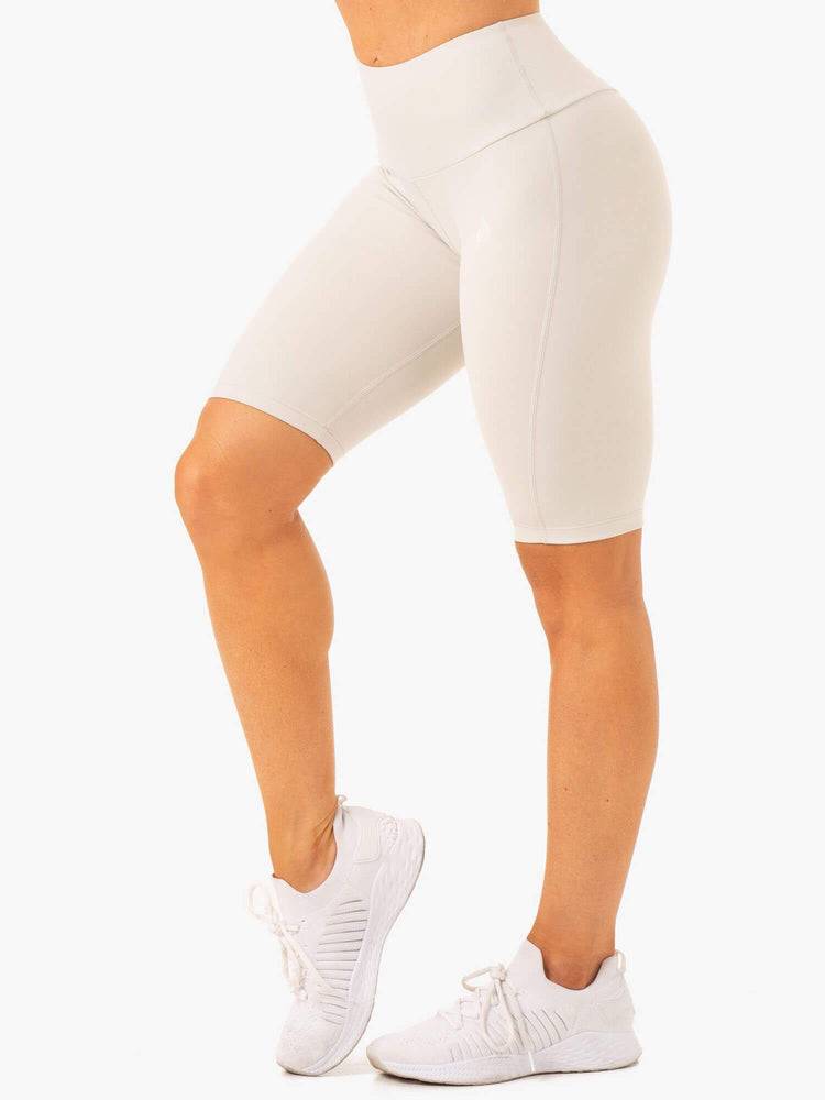 Snow Grey Ryderwear Women Shorts Action Bike Women's Shorts | AU2083YU