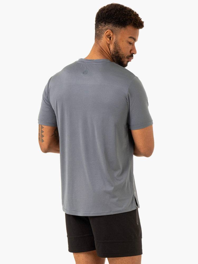 Steel Blue Ryderwear Men T Shirts Overdrive Men's T Shirts | AU1271MA