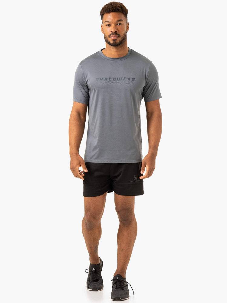 Steel Blue Ryderwear Men T Shirts Overdrive Men's T Shirts | AU1271MA