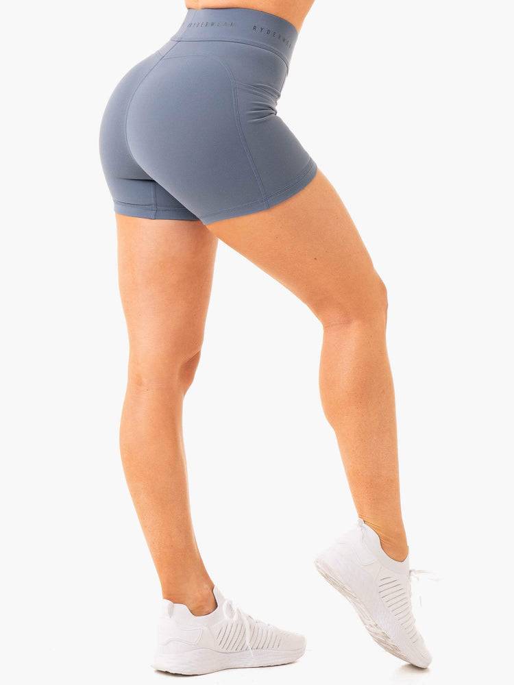 Steel Blue Ryderwear Women Shorts Advance Compression Women's Shorts | AU2108TV