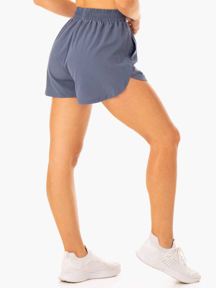 Steel Blue Ryderwear Women Shorts Element Training Women's Shorts | AU2098XF