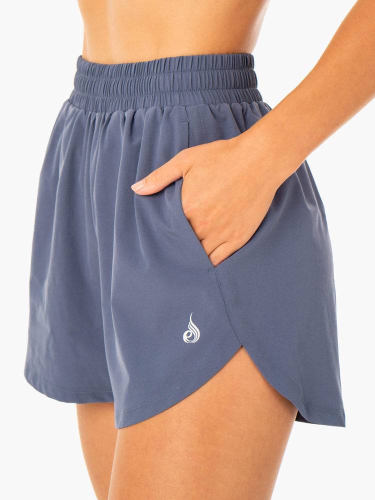 Steel Blue Ryderwear Women Shorts Element Training Women's Shorts | AU2098XF