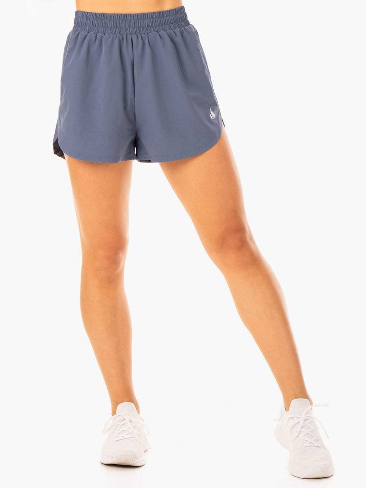 Steel Blue Ryderwear Women Shorts Element Training Women\'s Shorts | AU2098XF