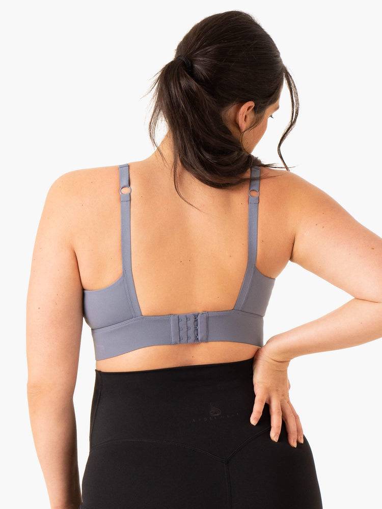 Steel Blue Ryderwear Women Sports Bra Active Bump Women's Sports Bra | AU2214UT