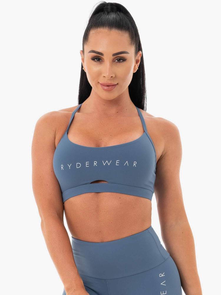 Steel Blue Ryderwear Women Sports Bra Staples Women\'s Sports Bra | AU2549AP