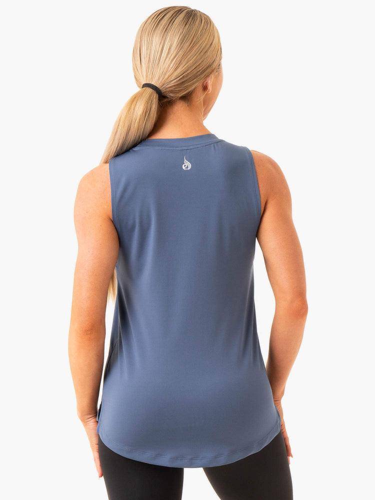 Steel Blue Ryderwear Women Tanks Freedom Training Women's Tanks | AU2834JJ