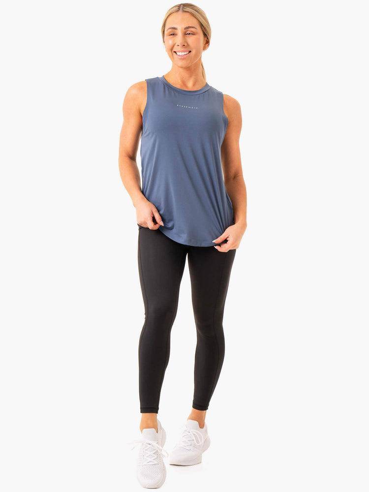 Steel Blue Ryderwear Women Tanks Freedom Training Women's Tanks | AU2834JJ