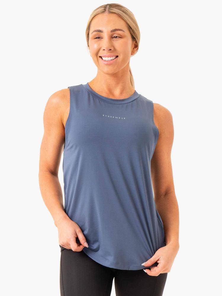 Steel Blue Ryderwear Women Tanks Freedom Training Women\'s Tanks | AU2834JJ