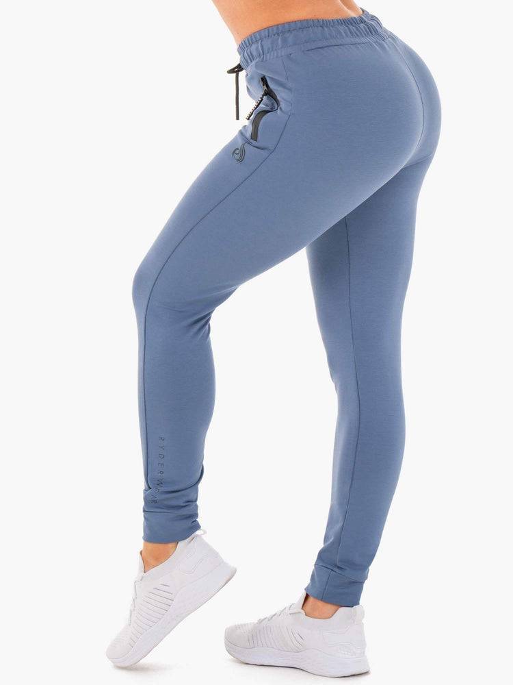 Steel Blue Ryderwear Women Track Pants Luxe Women's Track Pants | AU3036WY