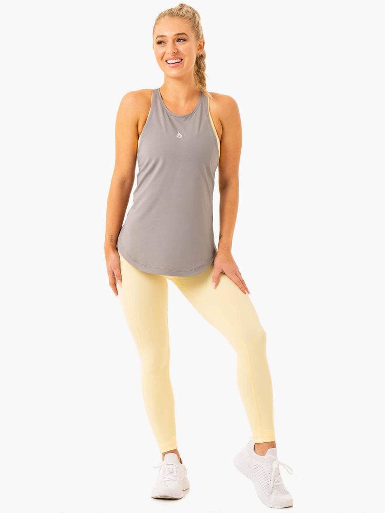 Steel Grey Ryderwear Women Tanks Level Up Training Women's Tanks | AU2921WY