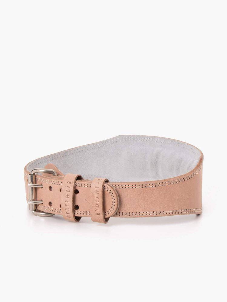 Tan Ryderwear Men Leather Lifting Belt Men's Accessories | AU1630XF