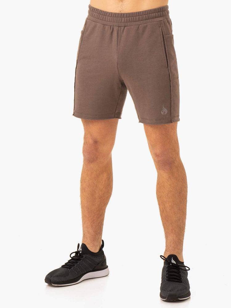 Taupe Ryderwear Men Shorts Pursuit Track Men\'s Shorts | AU1400NB