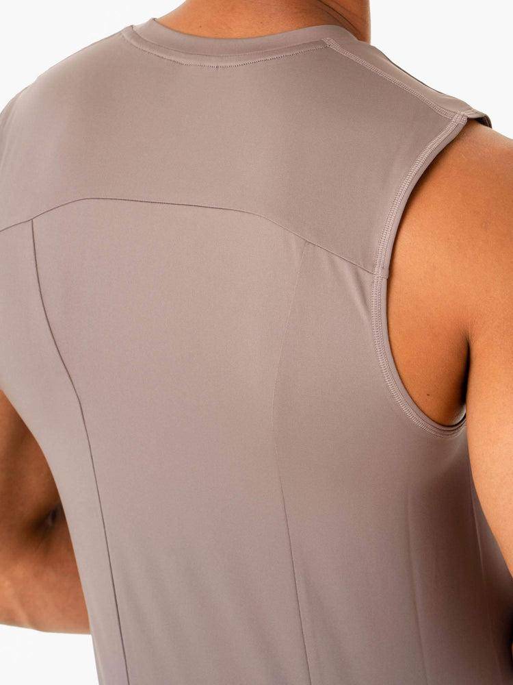 Taupe Ryderwear Men Tanks Division Base Layer Tank Men's Tanks | AU1083ZG