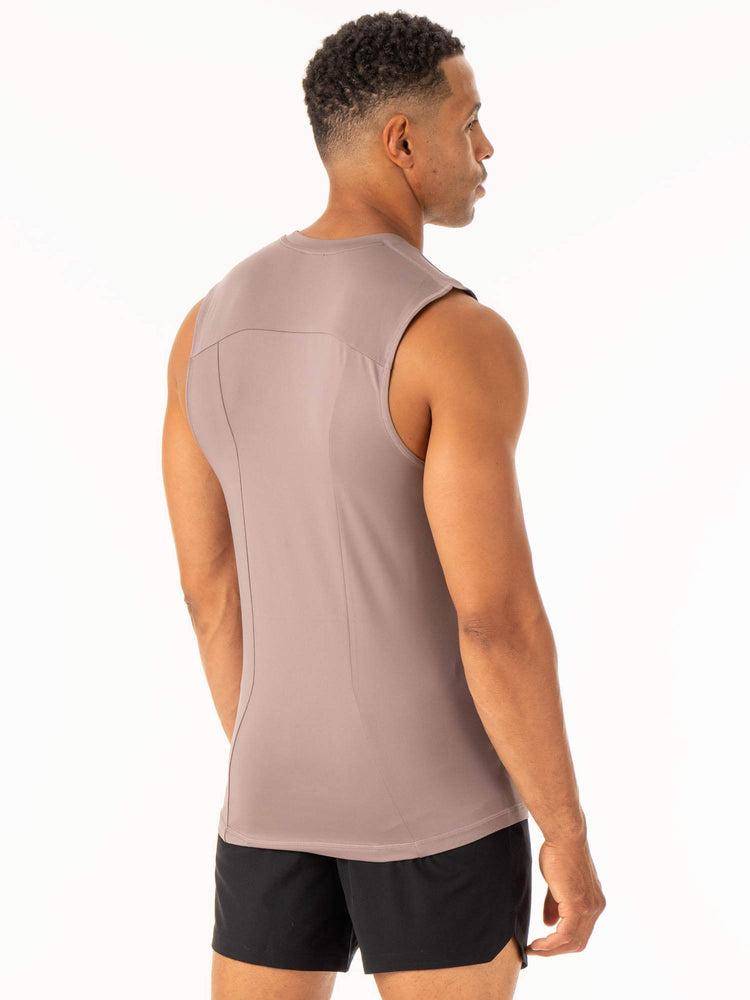 Taupe Ryderwear Men Tanks Division Base Layer Tank Men's Tanks | AU1083ZG