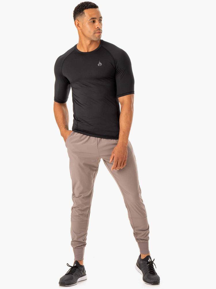 Taupe Ryderwear Men Track Pants Division Woven Joggers Men's Track Pants | AU1007CE