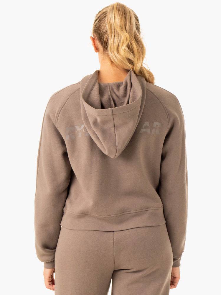 Taupe Ryderwear Women Hoodie Sideline Women's Hoodie | AU1697PQ