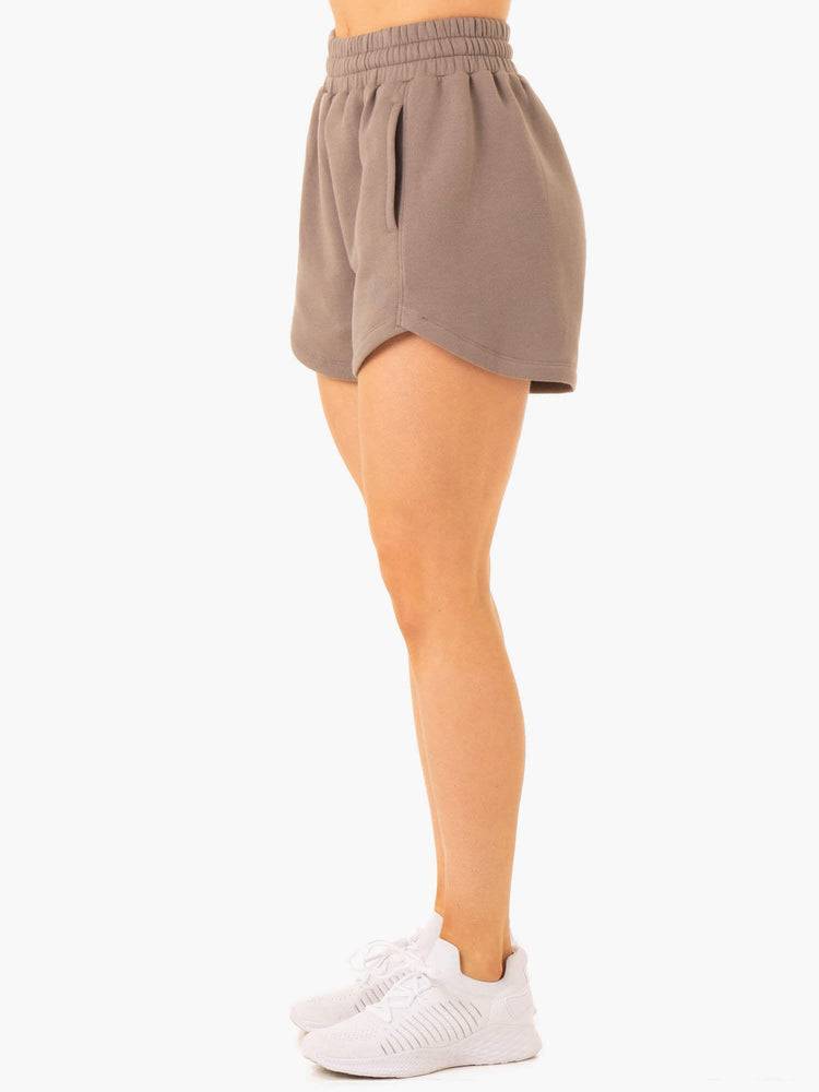 Taupe Ryderwear Women Shorts Sideline Track Women's Shorts | AU1958AP