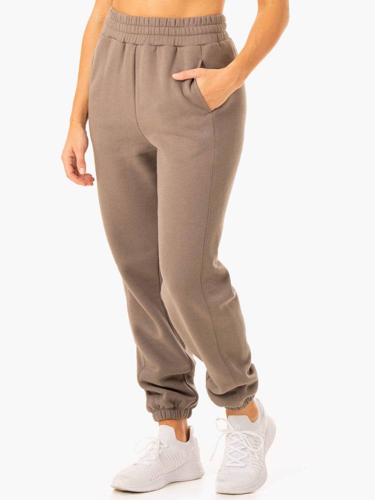 Taupe Ryderwear Women Track Pants Sideline Women's Track Pants | AU3077YU