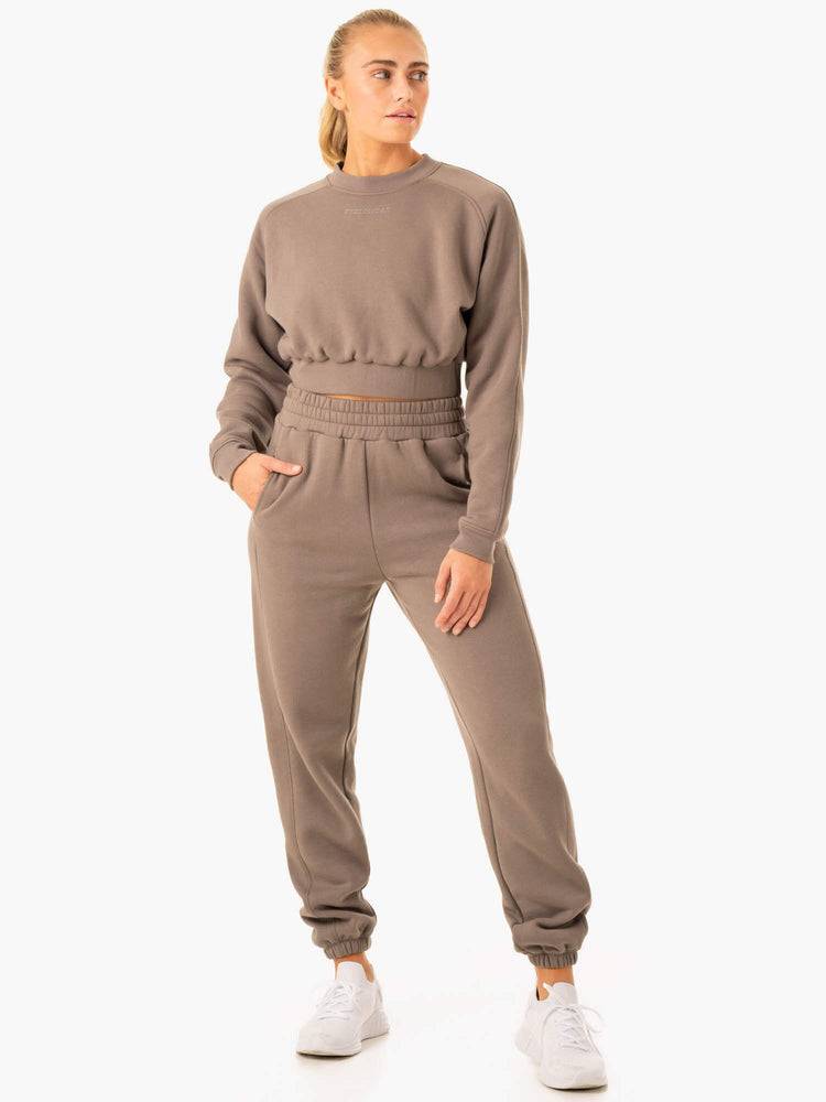 Taupe Ryderwear Women Track Pants Sideline Women's Track Pants | AU3077YU