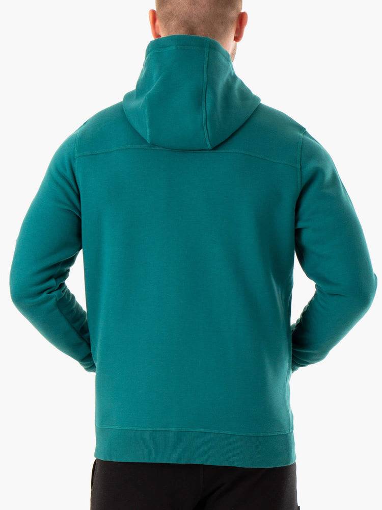 Teal Ryderwear Men Jackets Recharge Zip Up Hoodie Men's Jackets | AU1450VD