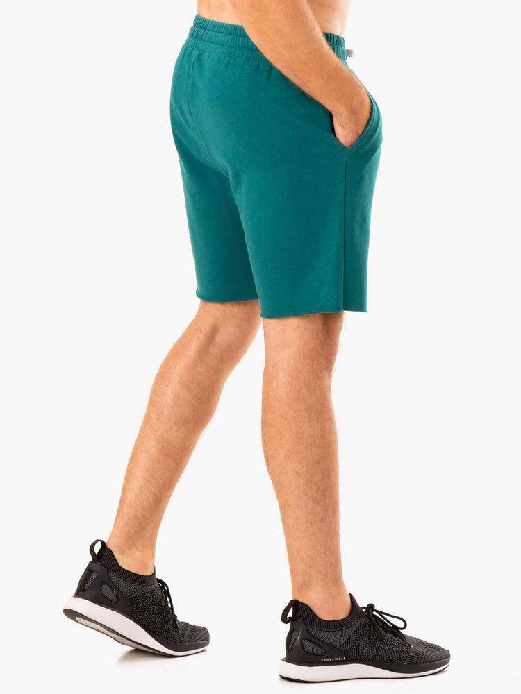 Teal Ryderwear Men Shorts Recharge Track Gym Men's Shorts | AU1405RW