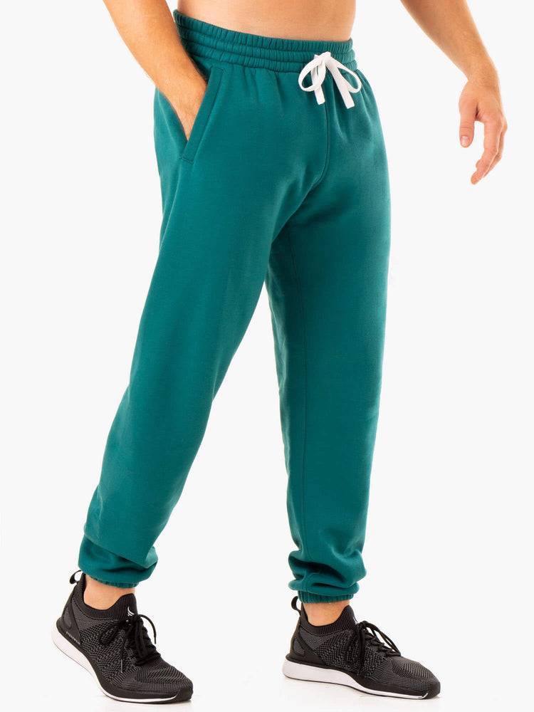 Teal Ryderwear Men Track Pants Recharge Relaxed Men's Track Pants | AU1038QZ