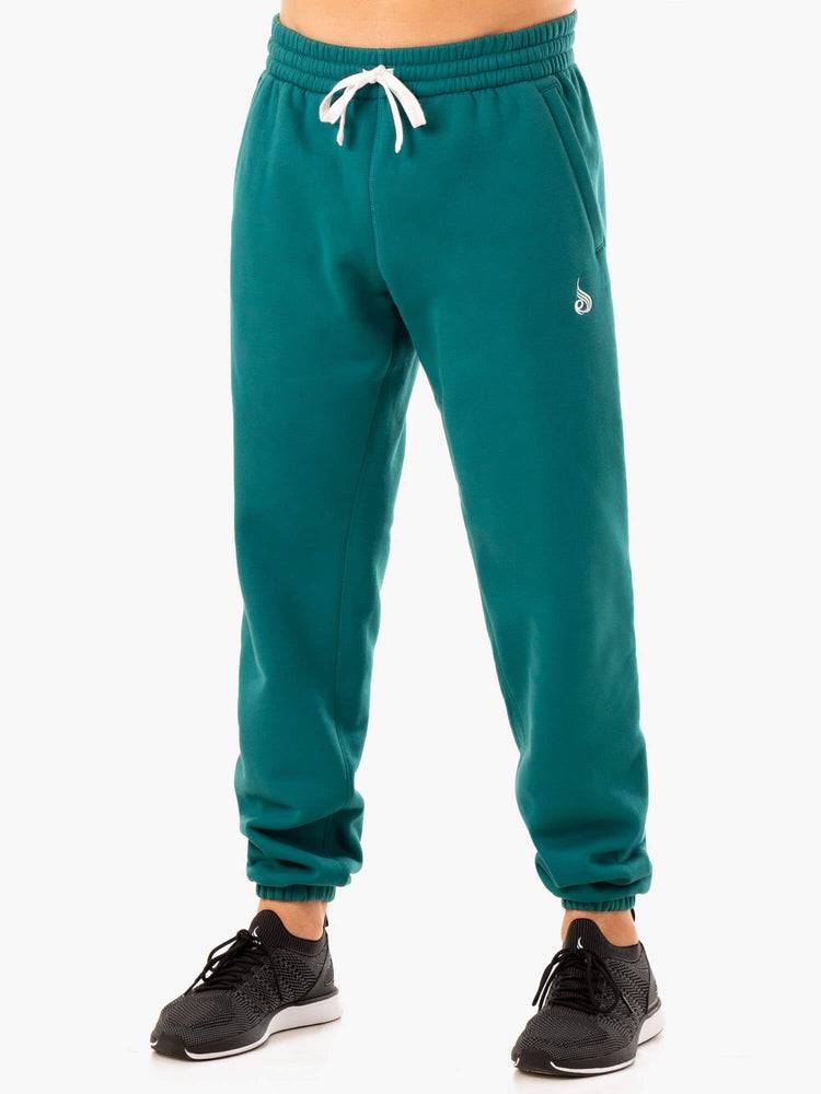 Teal Ryderwear Men Track Pants Recharge Relaxed Men\'s Track Pants | AU1038QZ