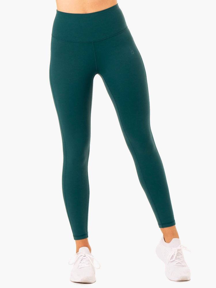 Teal Ryderwear Women Leggings NKD Align Women's Leggings | AU1758LH