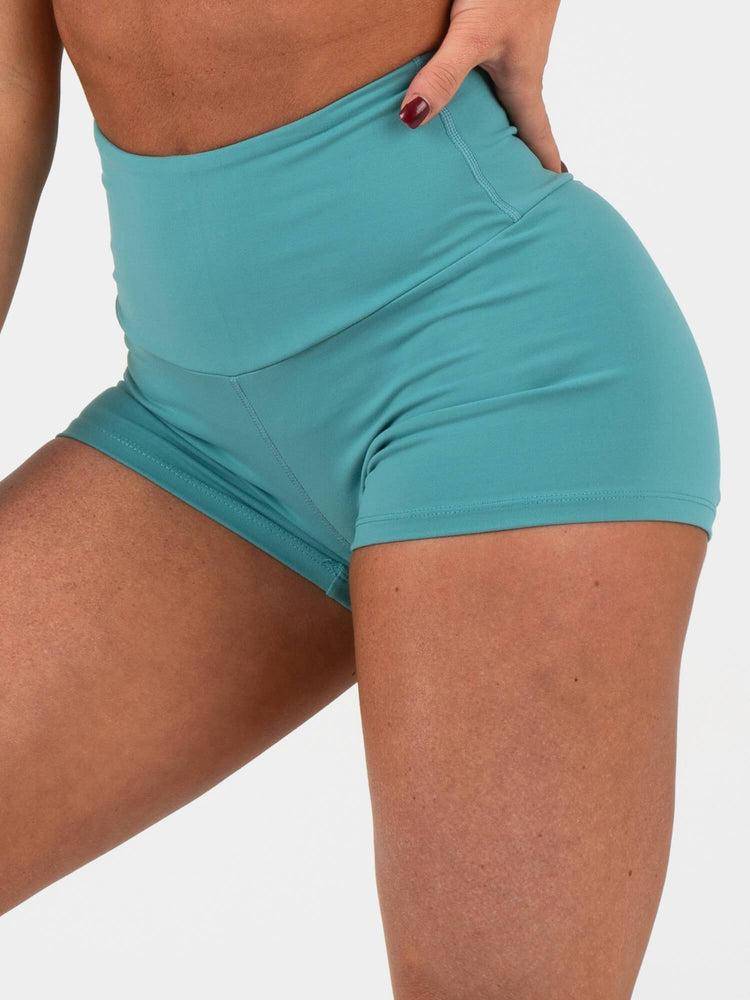 Teal Ryderwear Women Shorts Animal Scrunch Bum Women's Shorts | AU2200LH