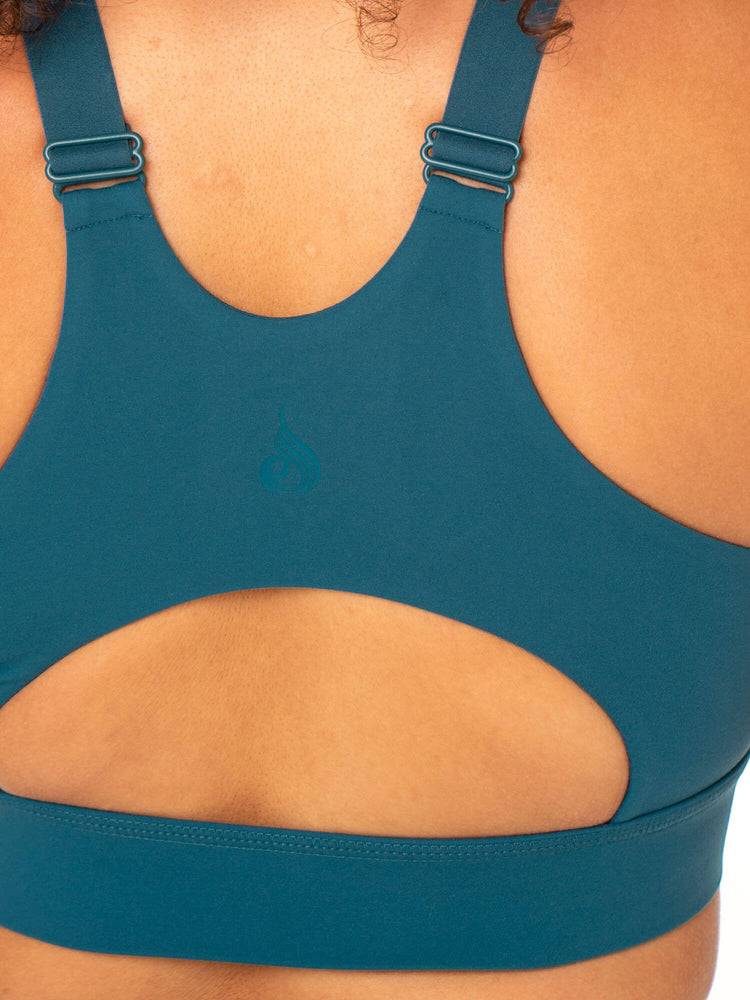 Teal Ryderwear Women Sports Bra Reset High Impact Women's Sports Bra | AU2298DN