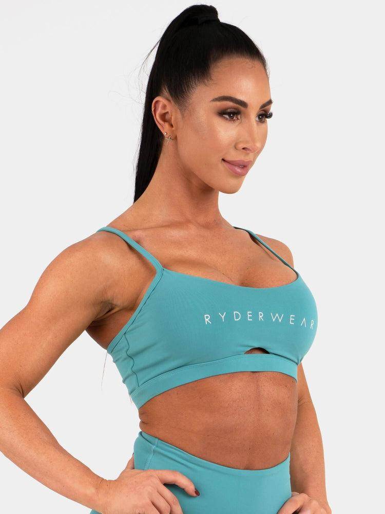 Teal Ryderwear Women Sports Bra Staples Women's Sports Bra | AU2522SO