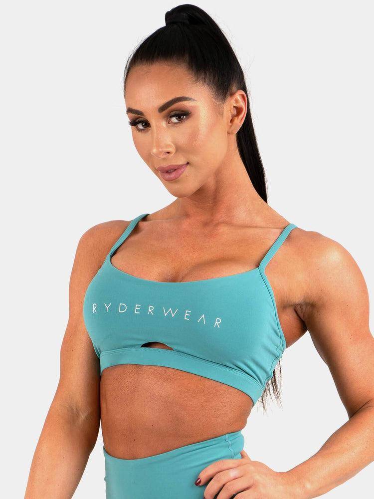 Teal Ryderwear Women Sports Bra Staples Women's Sports Bra | AU2522SO