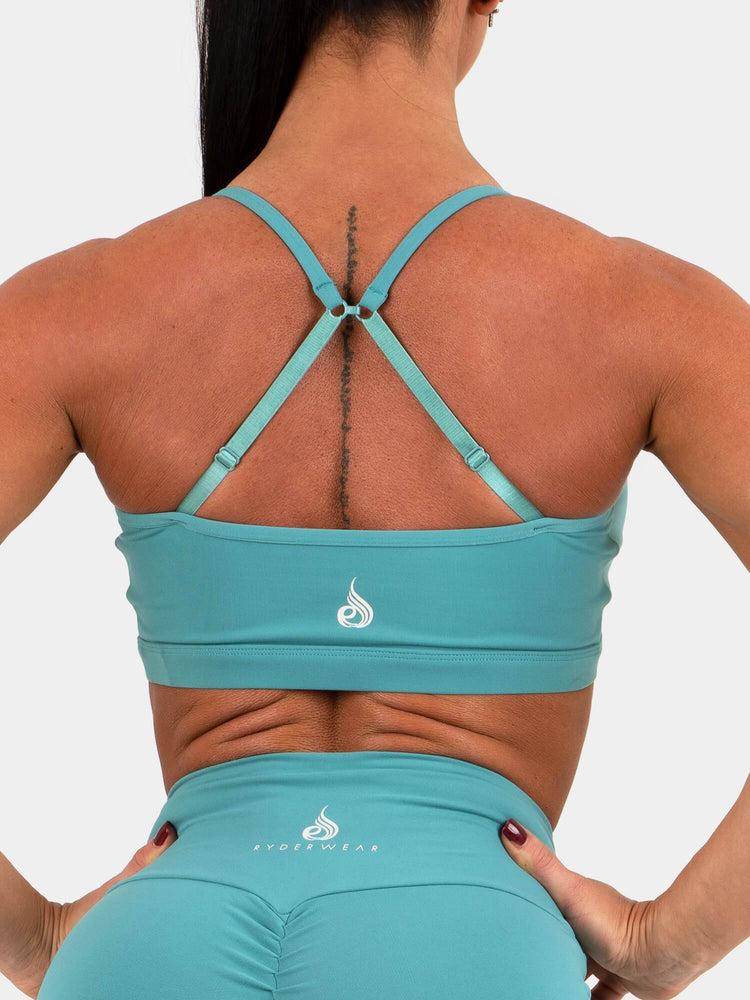 Teal Ryderwear Women Sports Bra Staples Women's Sports Bra | AU2522SO