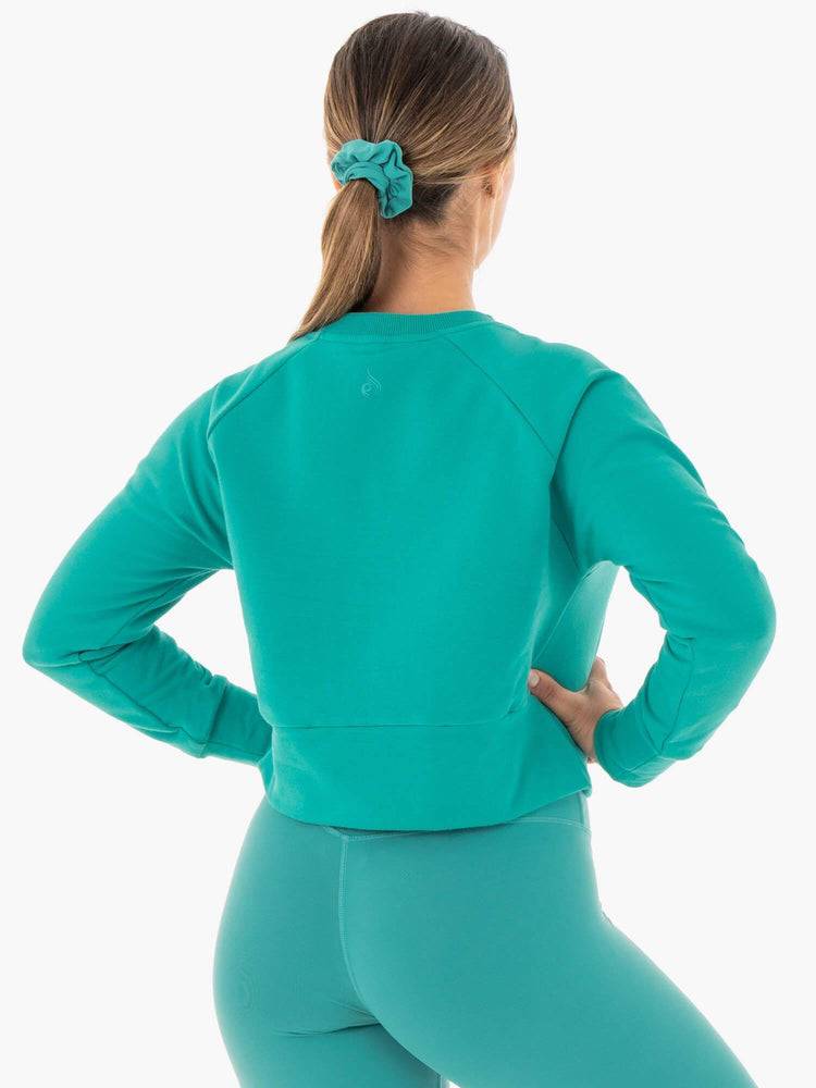 Teal Ryderwear Women Sweaters Motion Women's Sweaters | AU2617XF