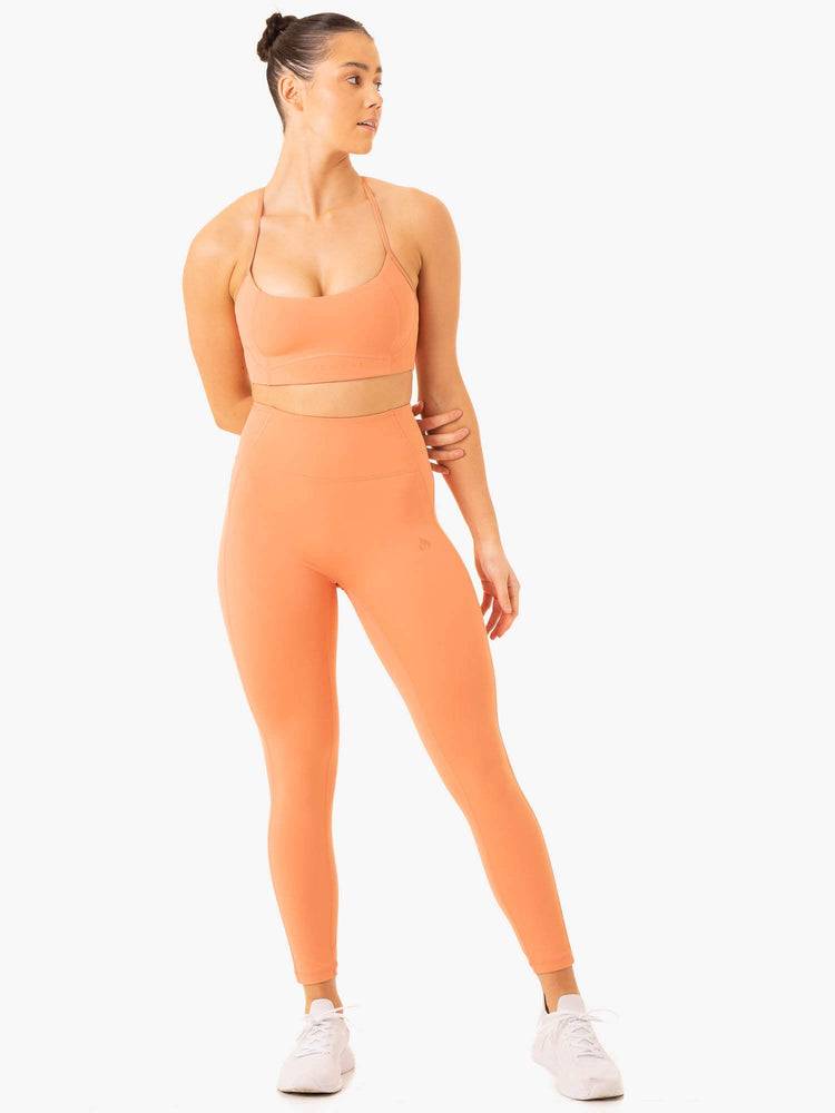 Terracotta Ryderwear Women Leggings NKD Frame High Waisted Women's Leggings | AU1785ZG