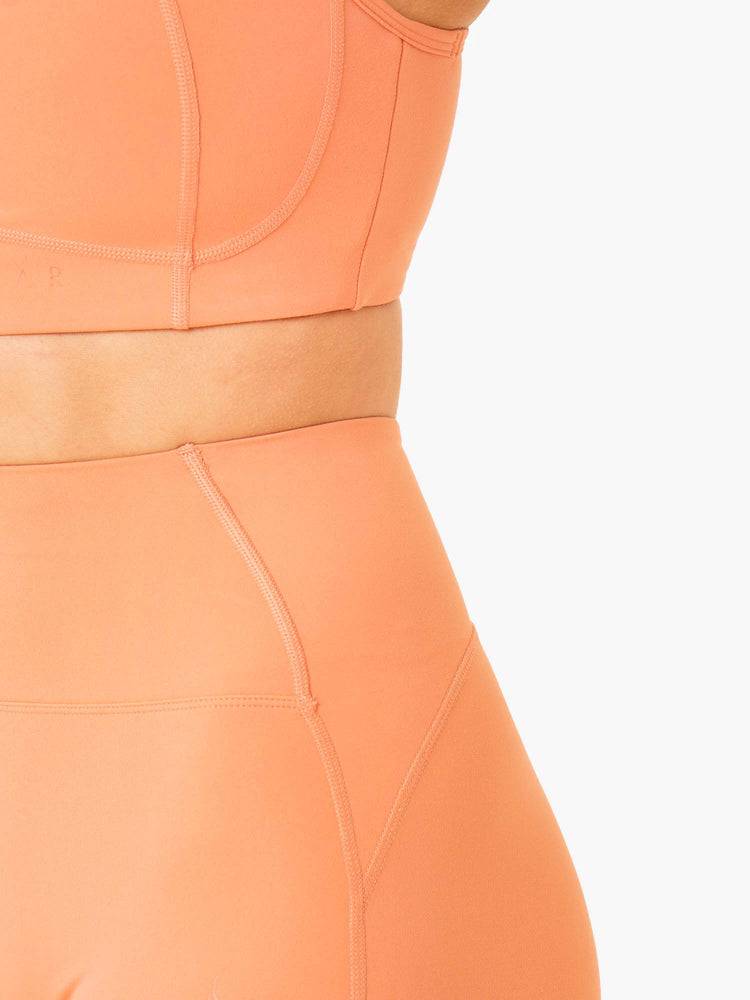 Terracotta Ryderwear Women Shorts NKD Frame High Waisted Bike Women's Shorts | AU2061PQ