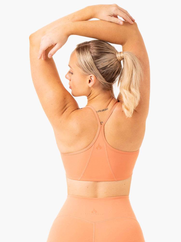 Terracotta Ryderwear Women Sports Bra NKD Frame Women's Sports Bra | AU2236EX