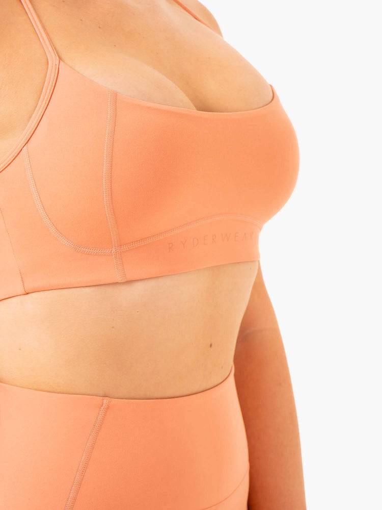 Terracotta Ryderwear Women Sports Bra NKD Frame Women's Sports Bra | AU2236EX