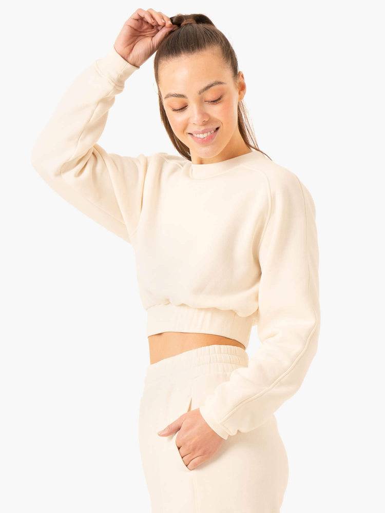 Vanilla Ryderwear Women Sweaters Sideline Women's Sweaters | AU2648OR