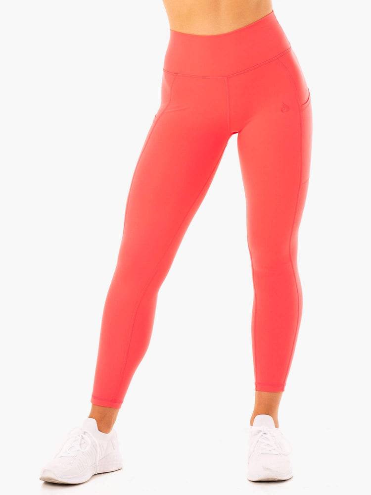 Watermelon Ryderwear Women Leggings Reset High Waisted Pocket Women\'s Leggings | AU1783KI