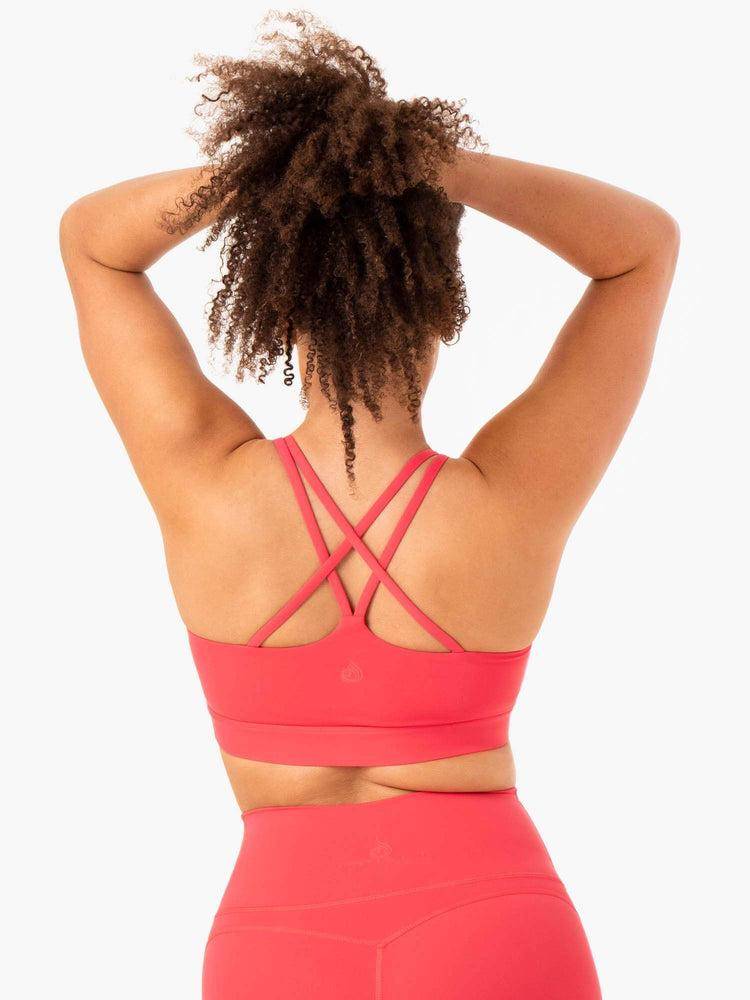 Watermelon Ryderwear Women Sports Bra NKD Align Women's Sports Bra | AU2389GL