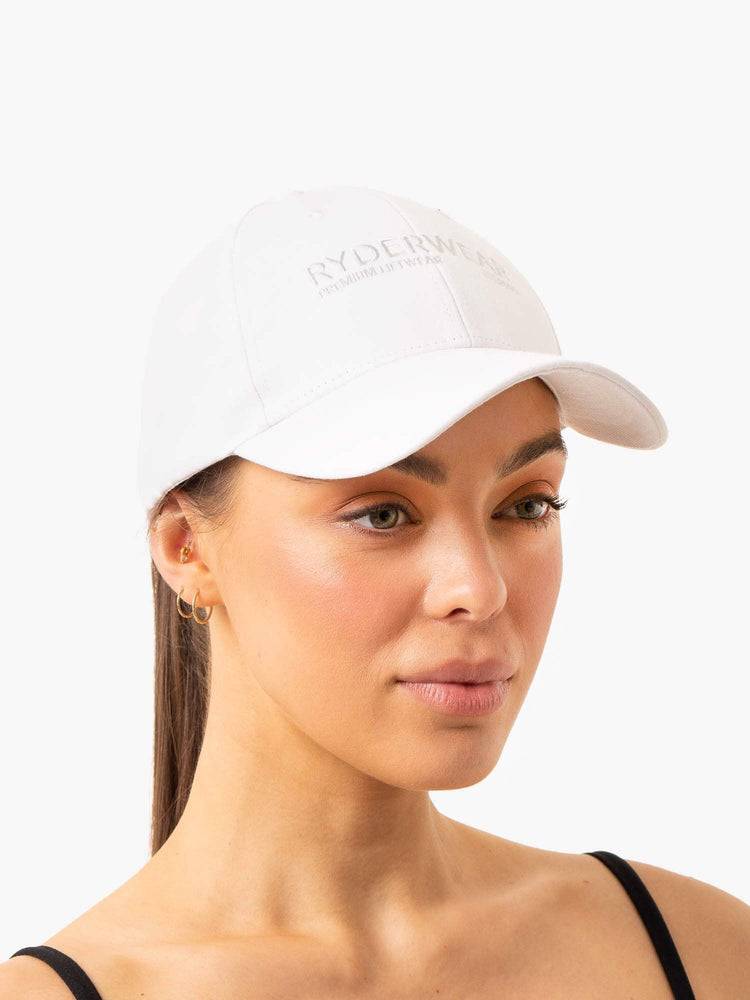 White Ryderwear Men Caps Frequency Men\'s Caps | AU1612EX